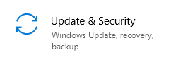 Windows-Einstellungen - Update und Sicherheit
