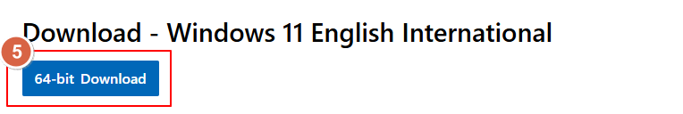 Windows 11 64-Bit-Download-Button